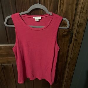 Hot pink tank top